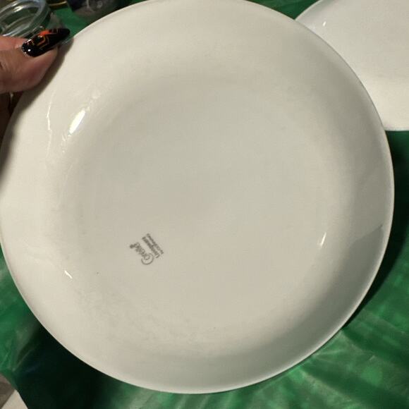 Vintage Corelle Green Spring Blossom “Crazy Daisy” 8.5” Salad Plates Set of 3 - Picture 5 of 8